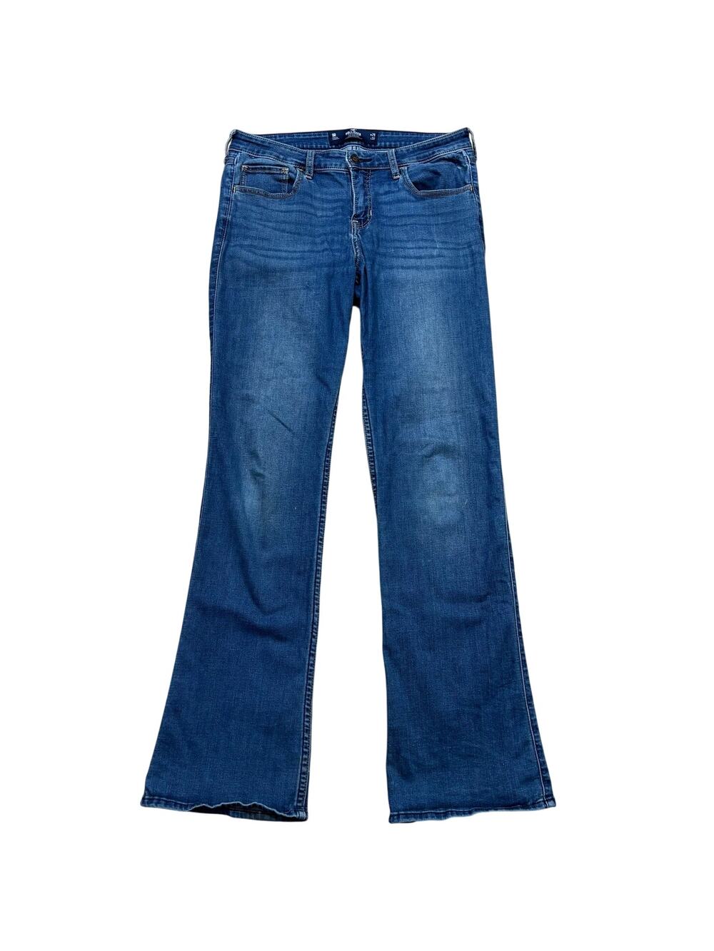 Hollister Low Rise Bootcut Jeans Size 9R 29x32, Stretch Denim